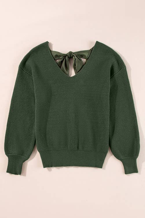 Bow Back Sweater