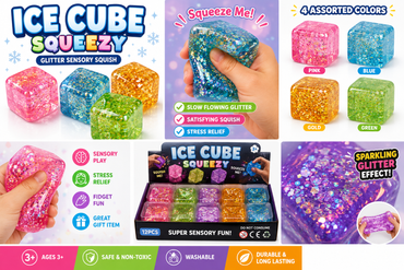 Mix Cube DR P squishy – Sensory Fidget Squish Toy | Assor