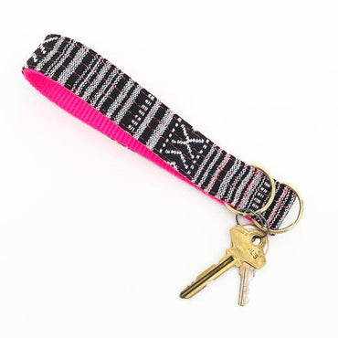 Sarape Beach Blanket Key Chain Wristlet Fob