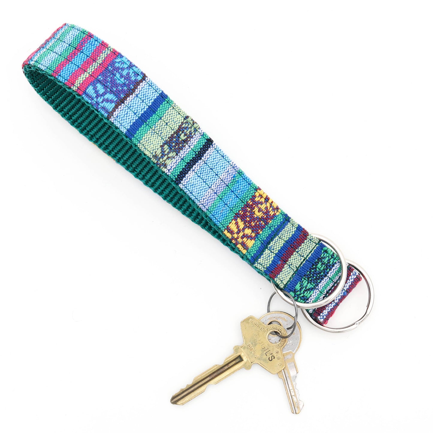 Sarape Beach Blanket Key Chain Wristlet Fob