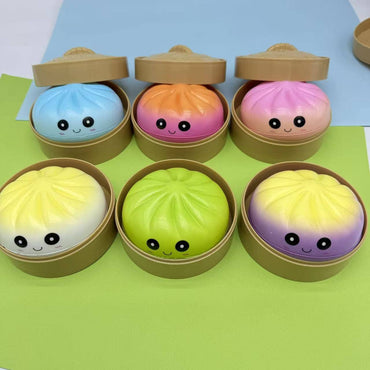 Colorful Dumpling Shape Squishy