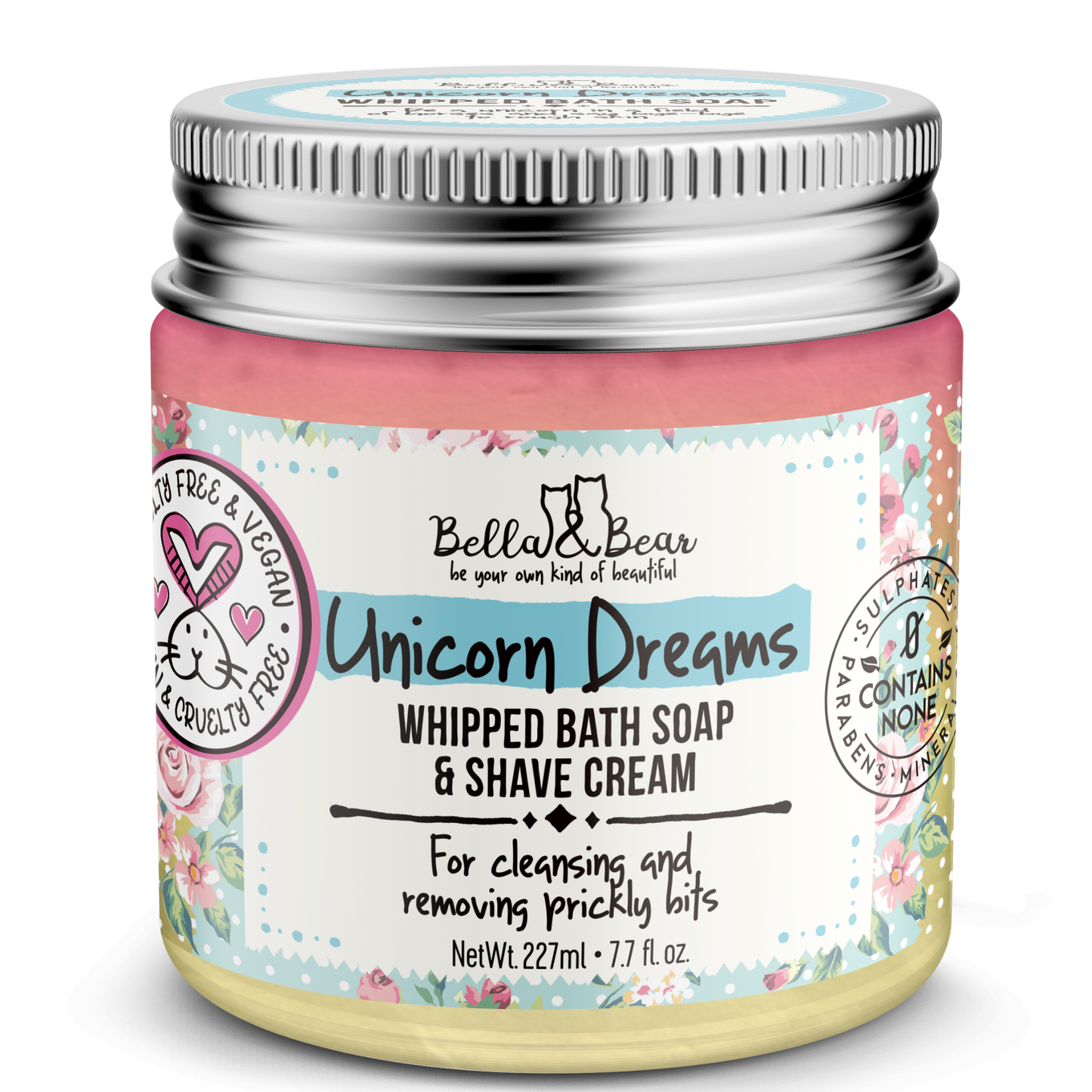 6.7oz Unicorn Dreams Bath Soap | Shave Cream | Moisturizer