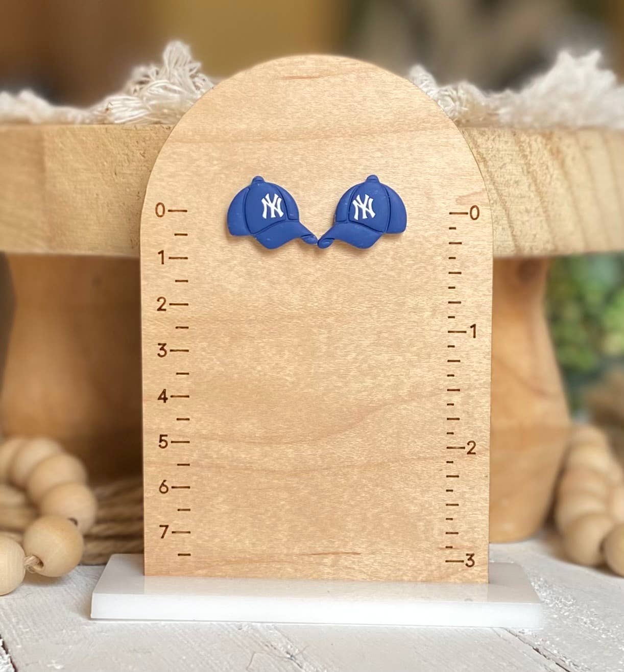 Astros Baseball Earrings