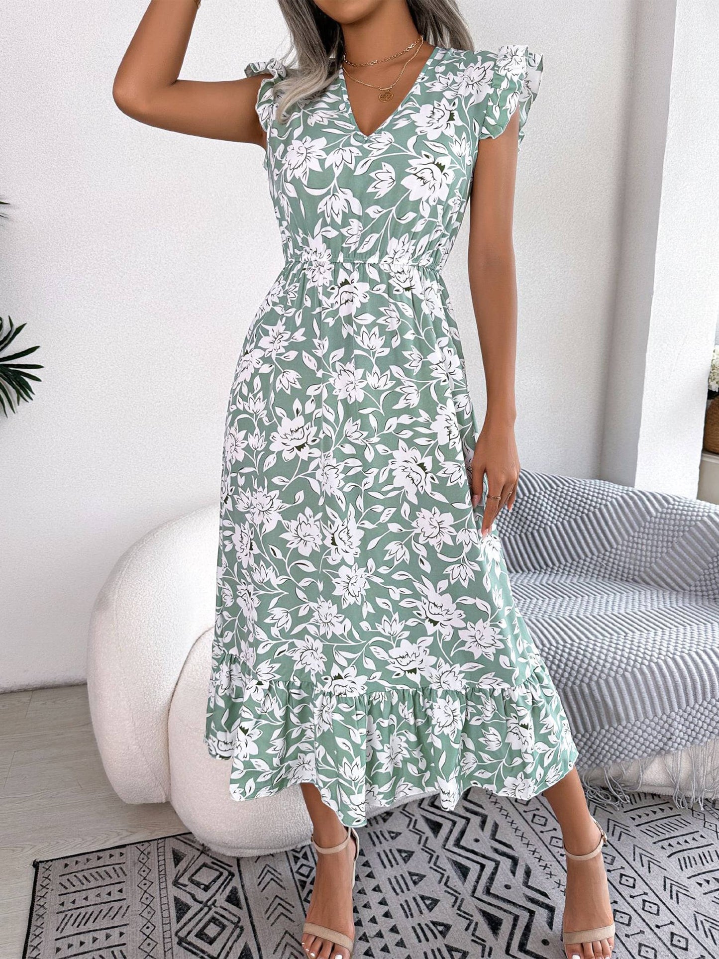 Floral Vacation Dress