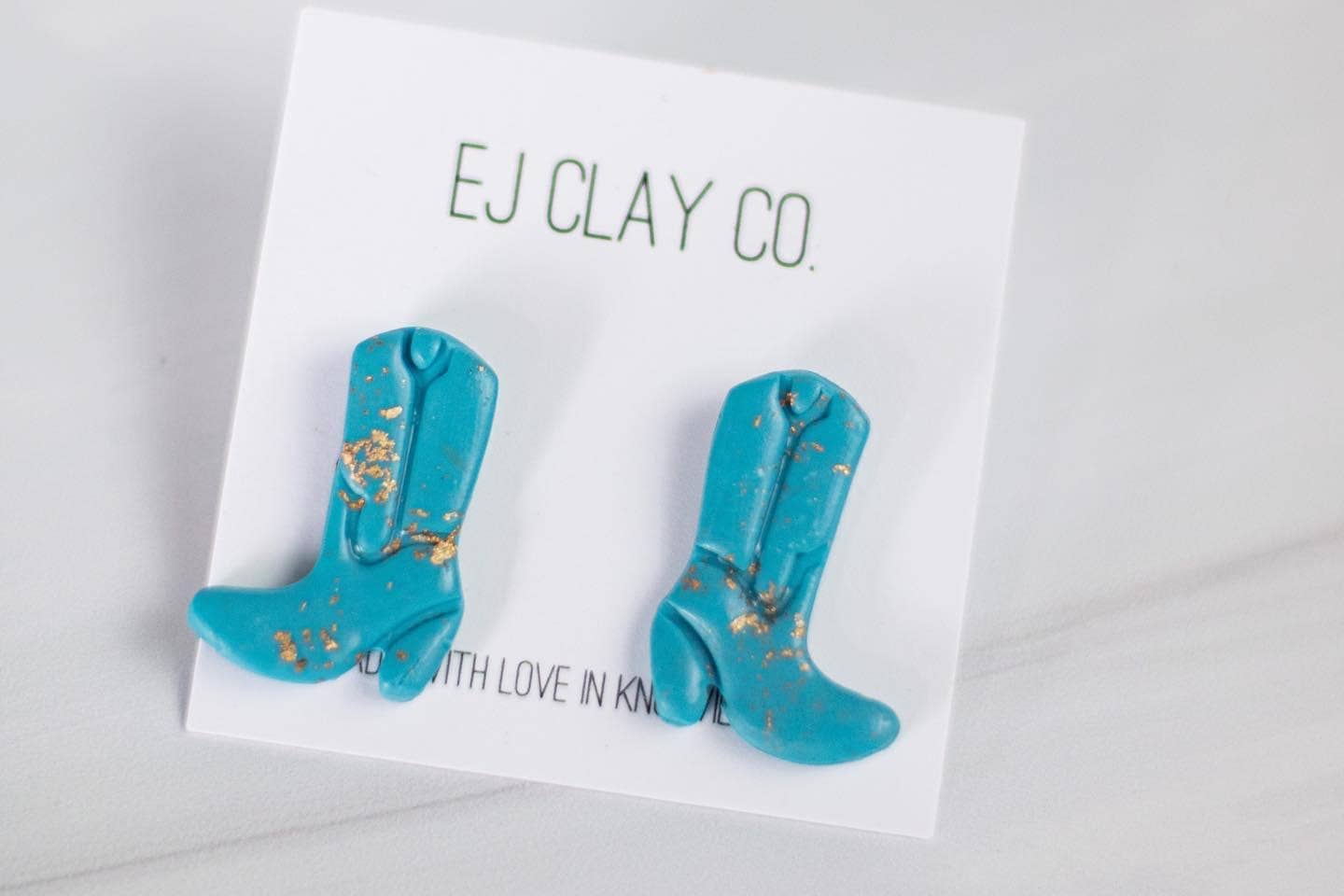 Cowboy Boots Dangle Earrings