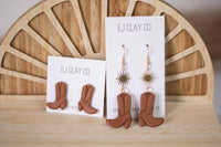 Cowboy Boots Dangle Earrings