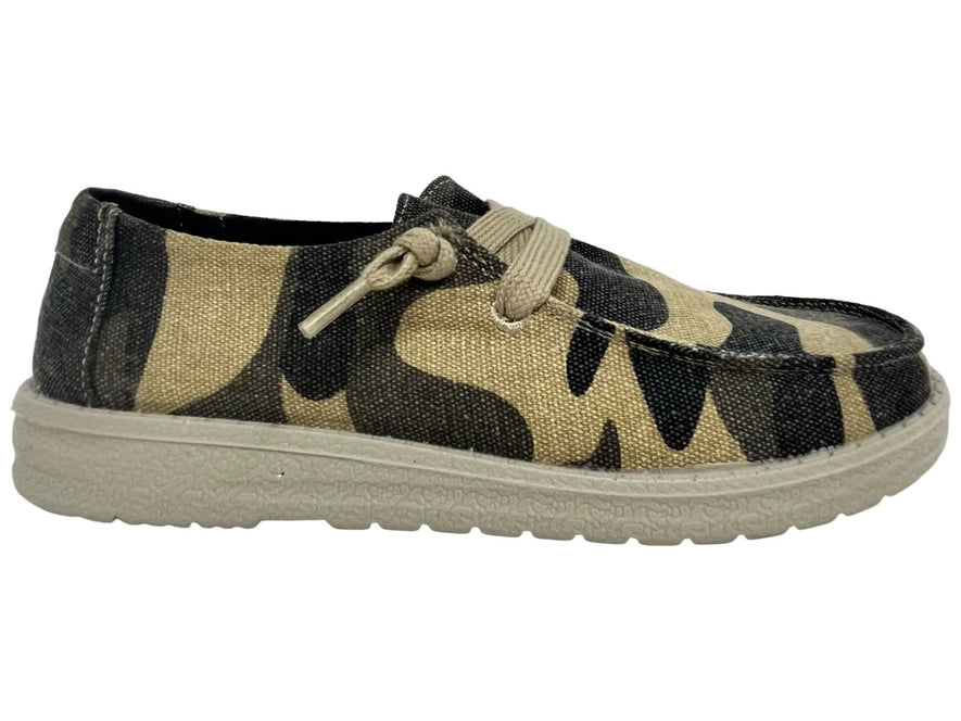 Army Jo - Kid's Camo Sneaker