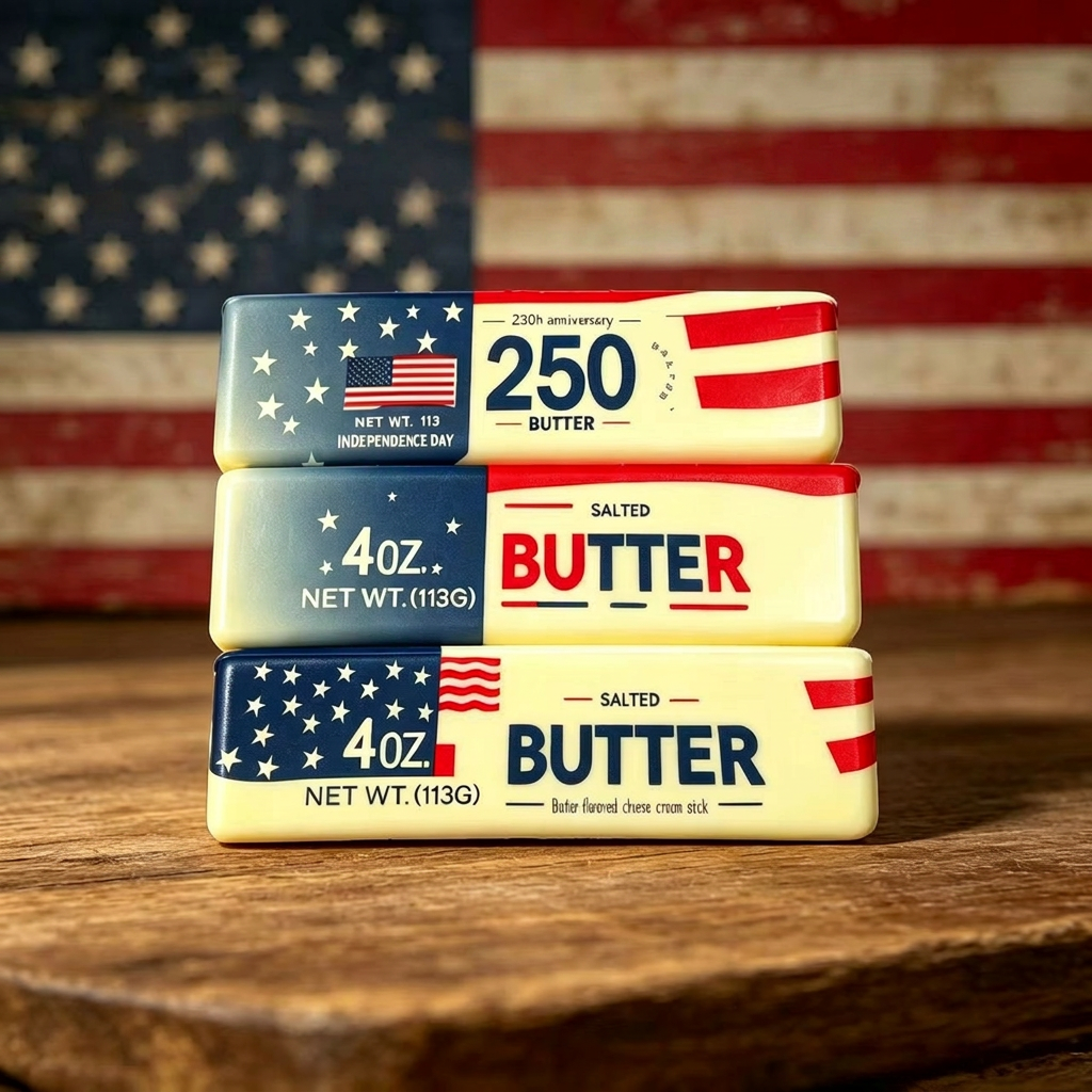 Butter Squishy USA Theme Stress Relief Toy