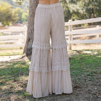 Desert Dream Cloud Pant Tiered Lace & Net Trims