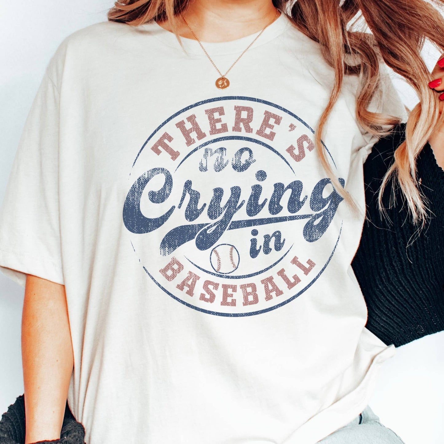 There's No Crying in Baseball Graphic Tee