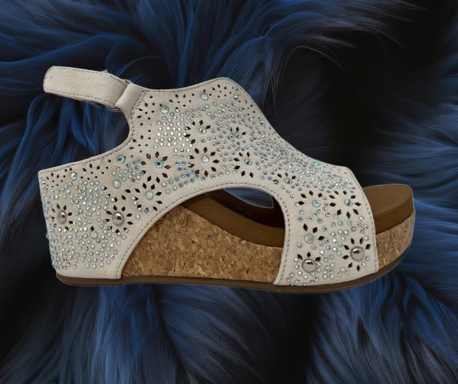 Starry Nights Wedge - Cream