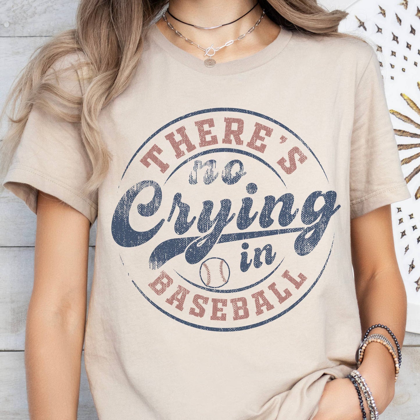 There's No Crying in Baseball Graphic Tee