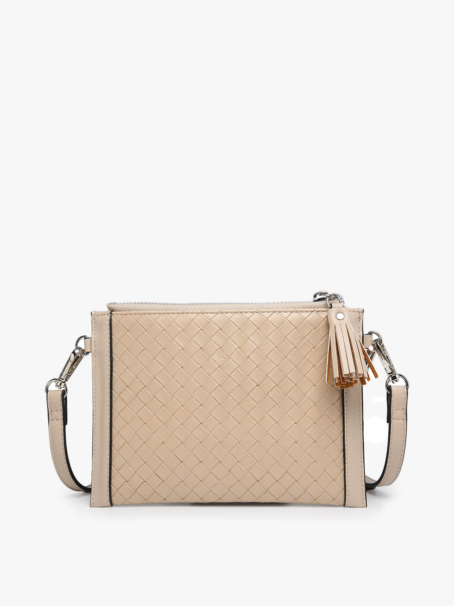 Mirabel Woven Double Zip Crossbody/Wallet