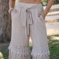 Desert Dream Cloud Pant Tiered Lace & Net Trims