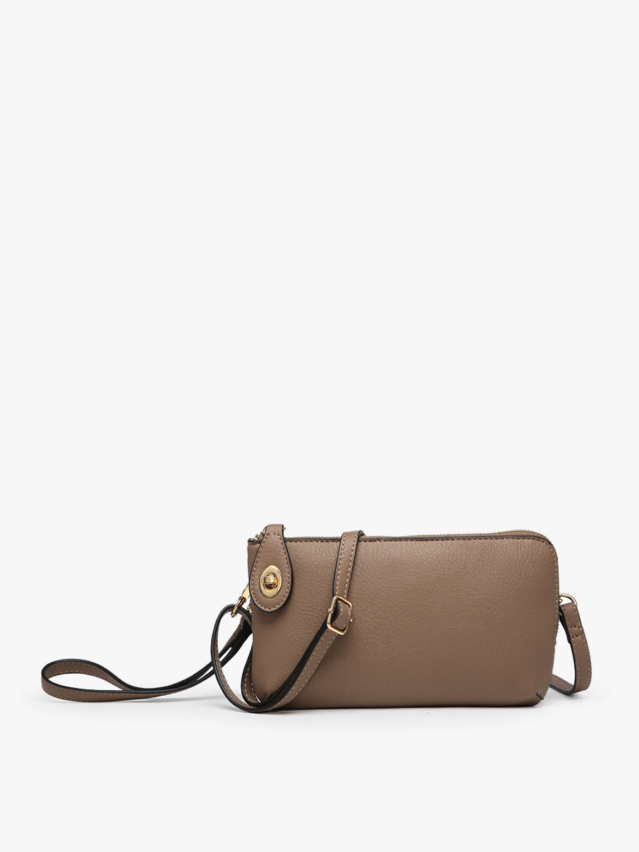 Kendall Twist Lock Crossbody/Wristlet Bag
