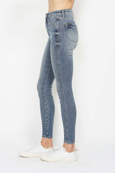 Contrast Wash Skinny Jean