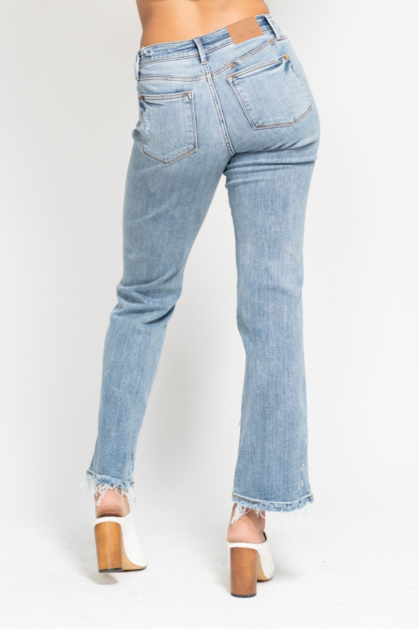 Cell Phone Pocket Dad Jeans