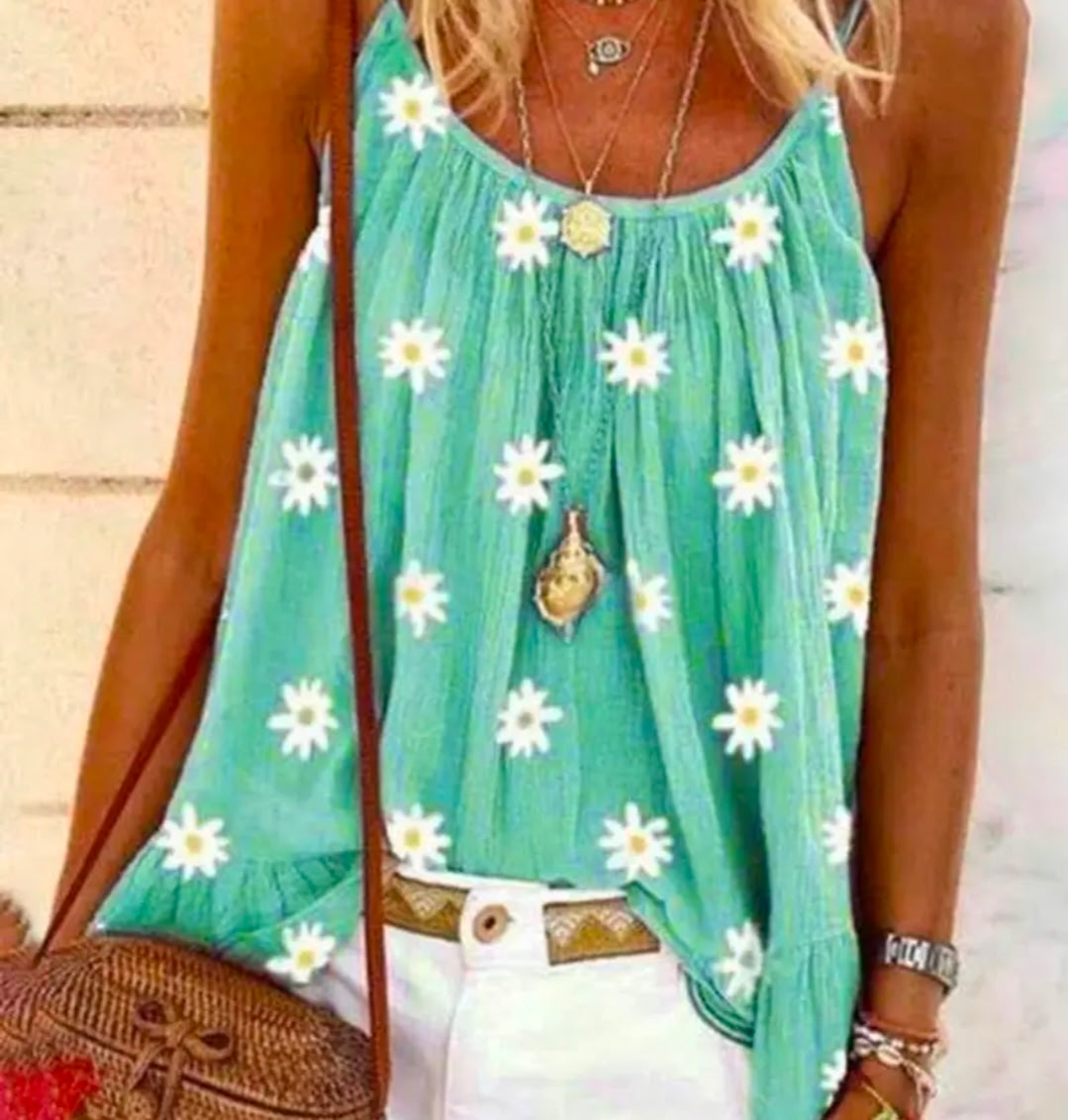 Flowy Daisie Tank Top