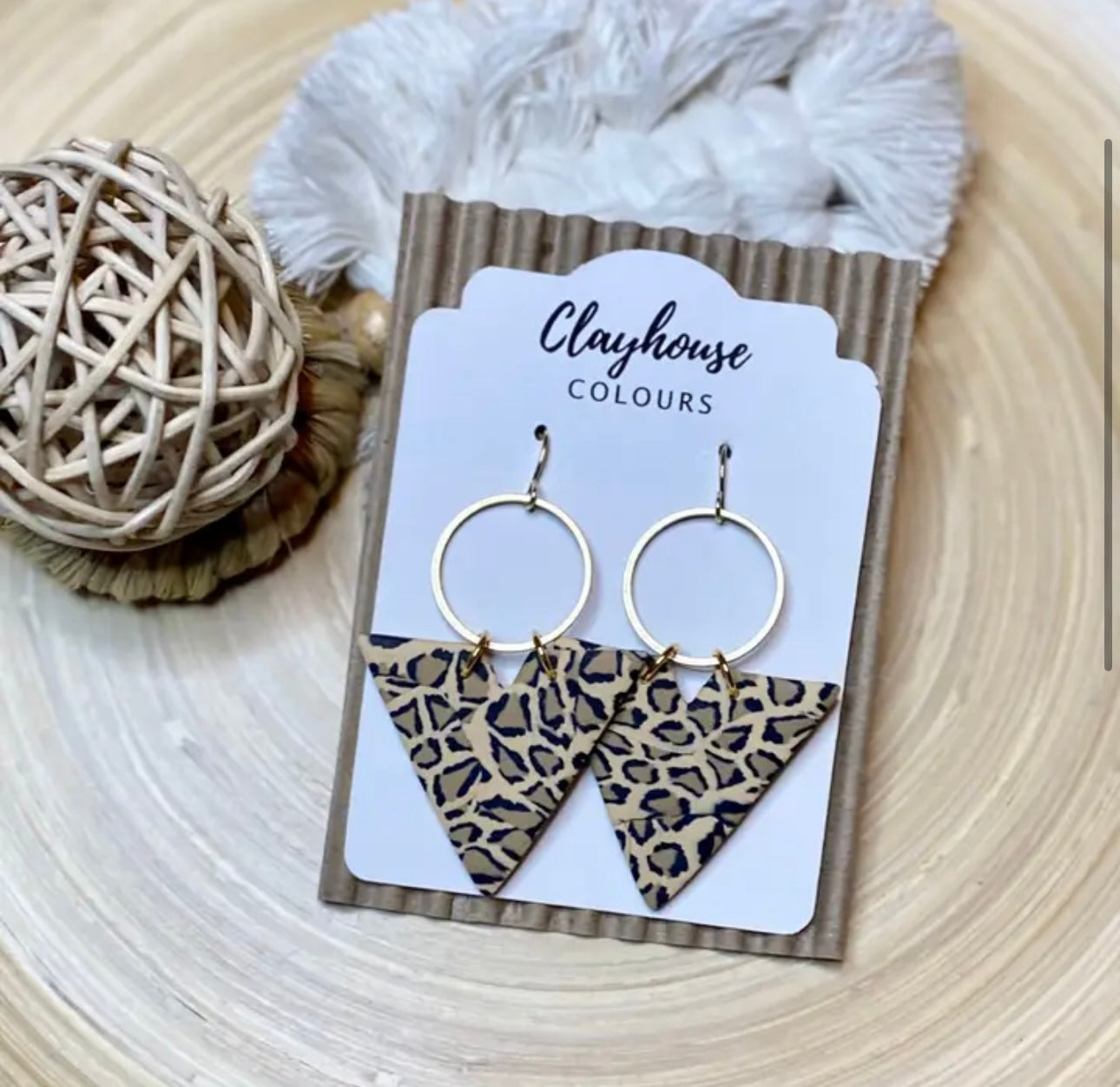 Aine Leopard Earrings