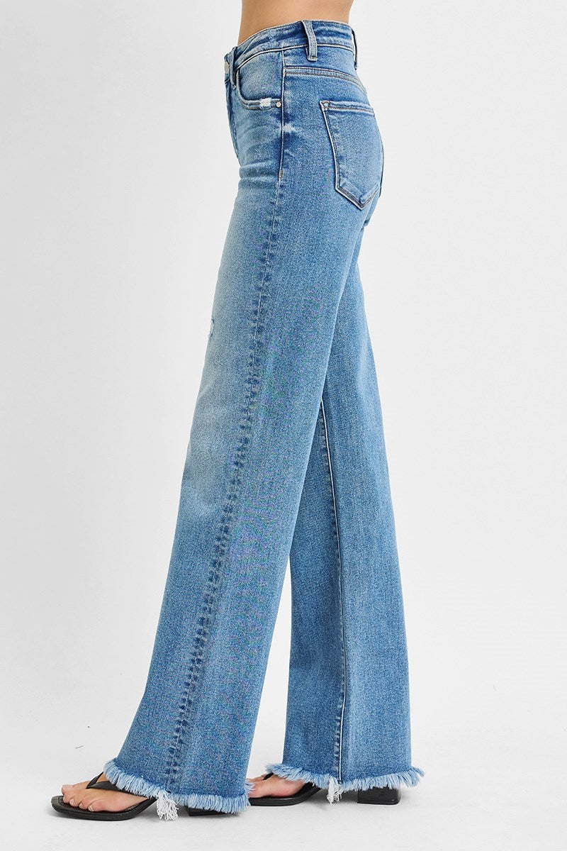 Risen Tummy Control Straight Jeans