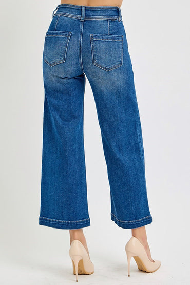 Risen Extended Waistband Jeans