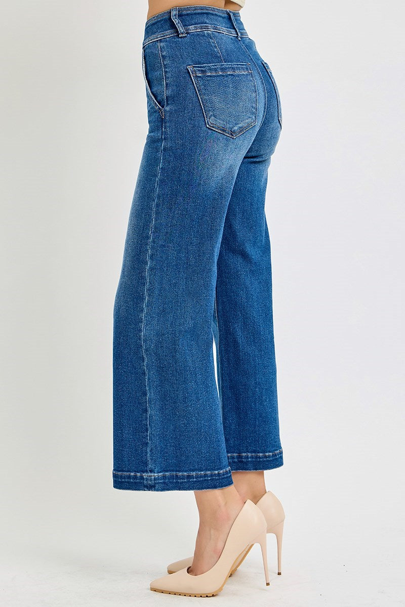 Risen Extended Waistband Jeans