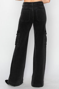 High Rise Cargo Jeans