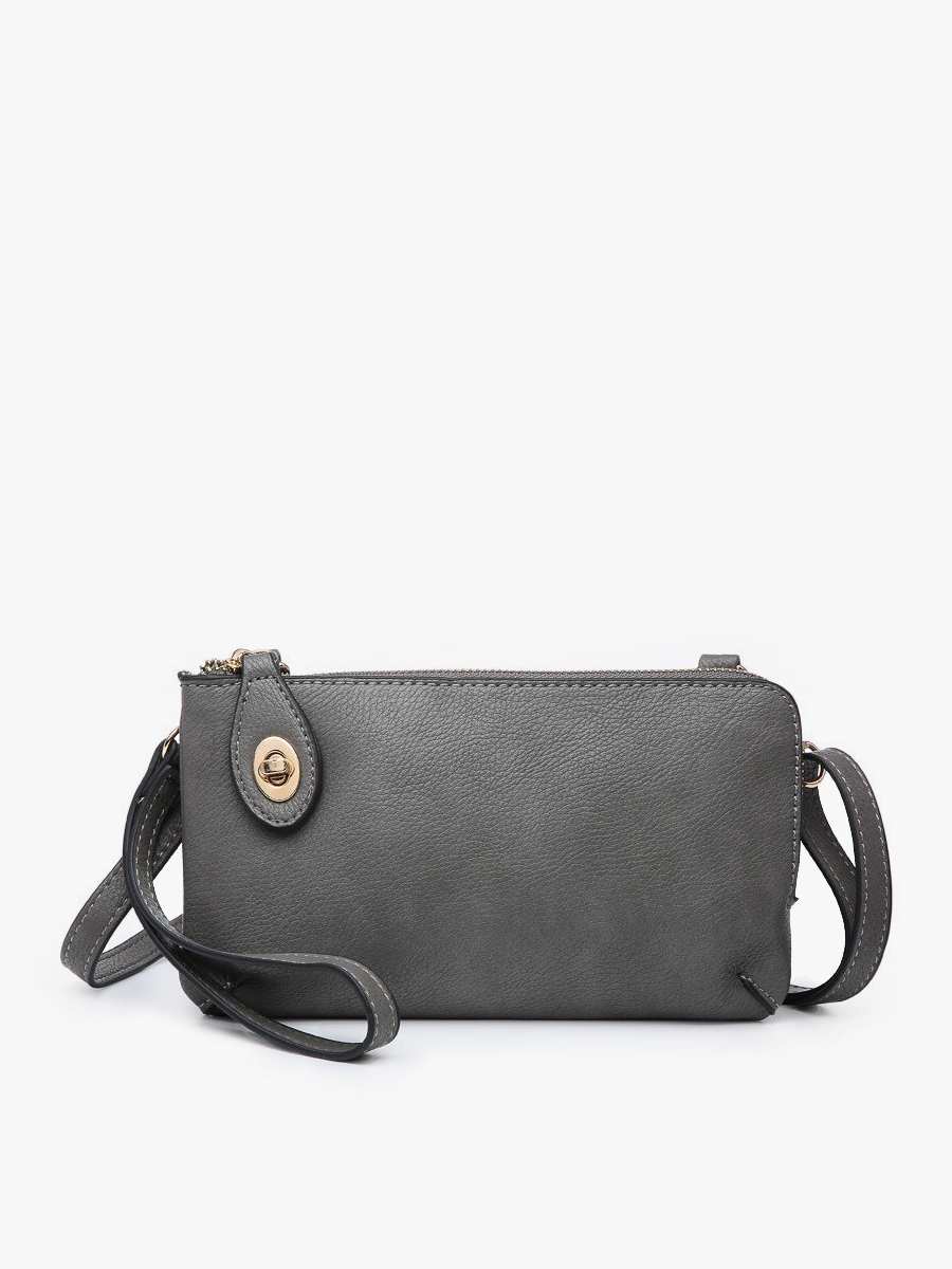 Kendall Twist Lock Crossbody/Wristlet Bag