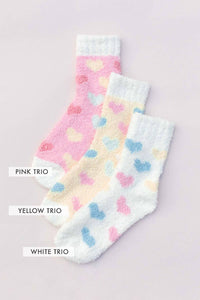 Valentine's Heart Socks Fuzzy Socks