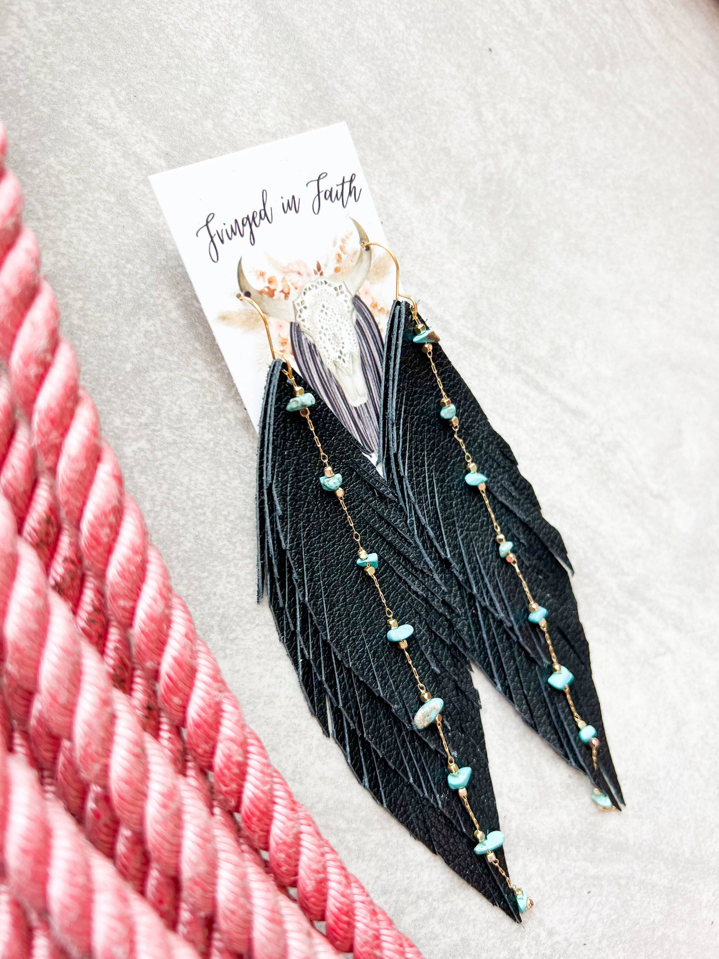 Leather Shoulder Dusters | Black