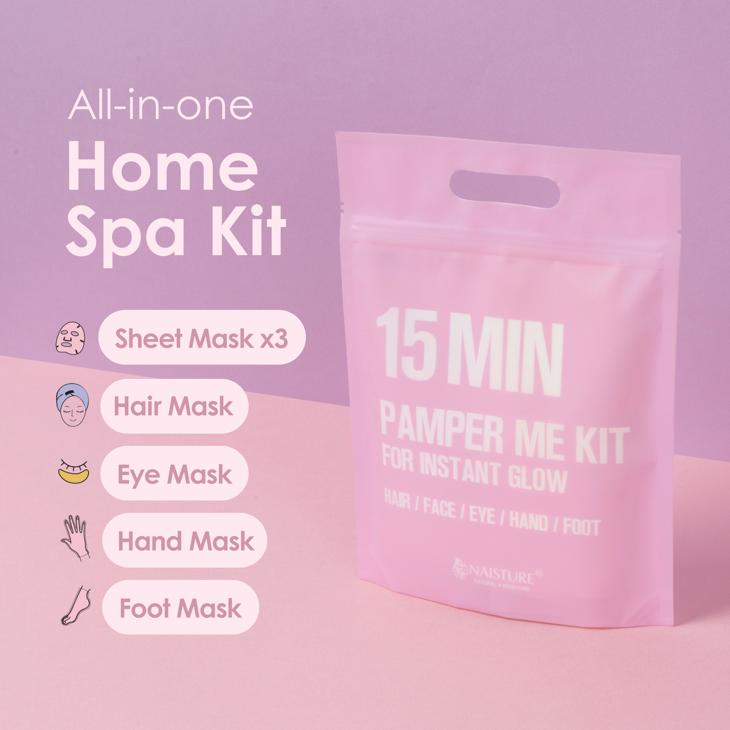 15 Min Pamper Me Kit – K-Beauty Self-Care