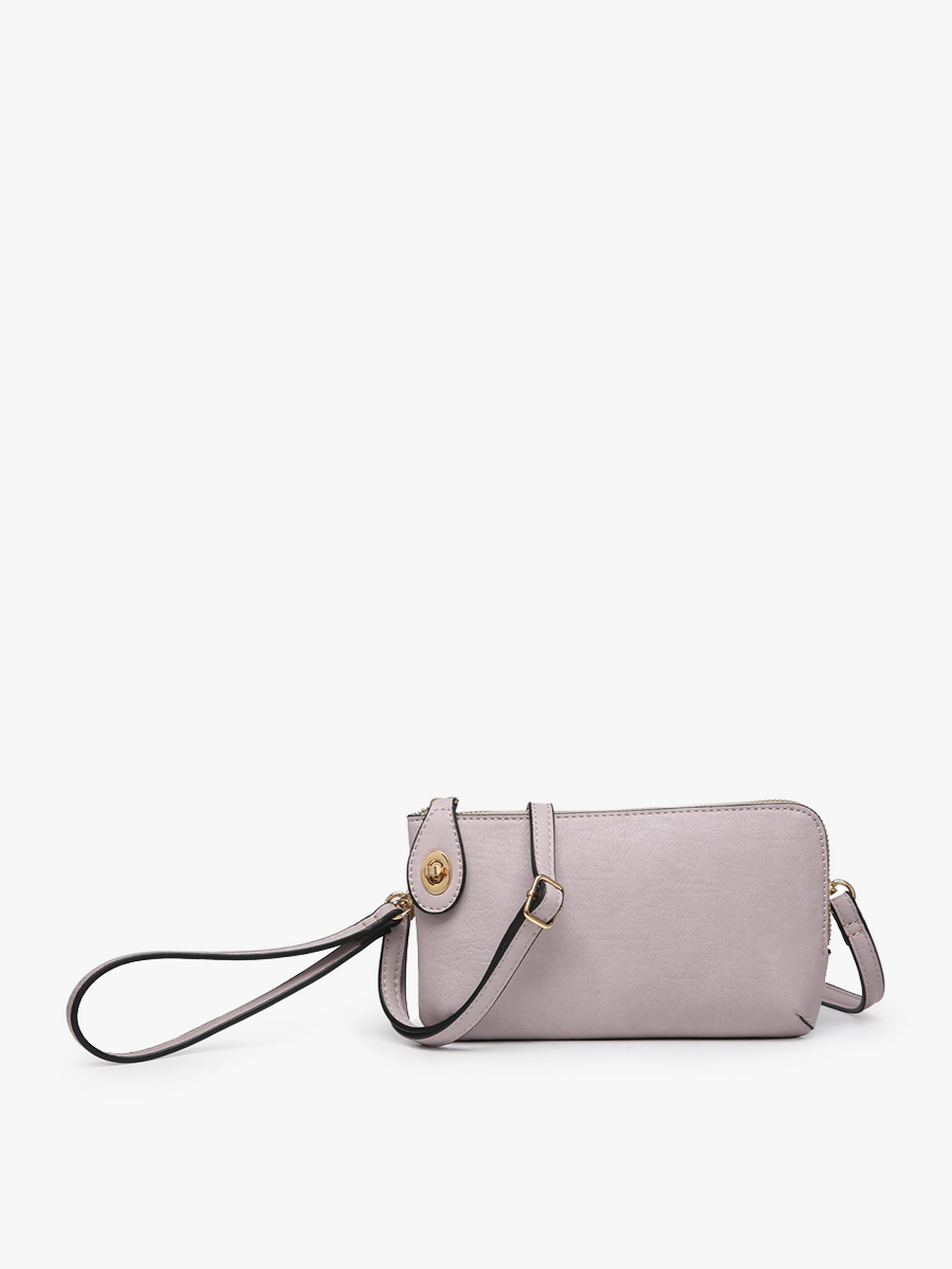Kendall Twist Lock Crossbody/Wristlet Bag