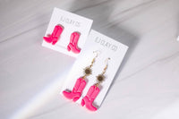 Cowboy Boots Dangle Earrings