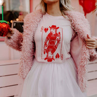 Queen of Hearts Pink T-Shirt