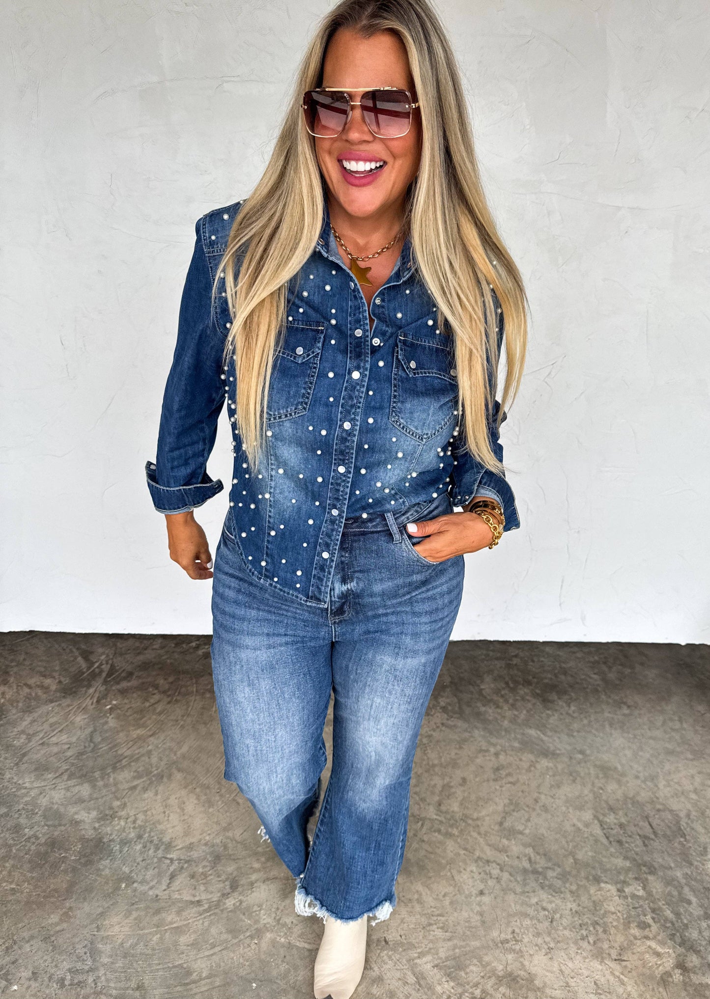 Dolly Denim Top