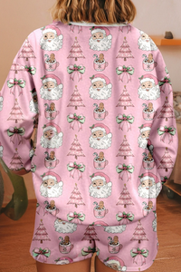 Christmas Fashion Print 2pcs Lounge Short Set