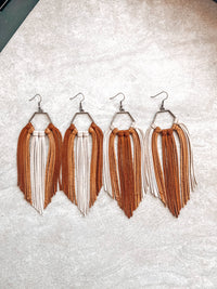 Chinook Fringe Hoop Earrings