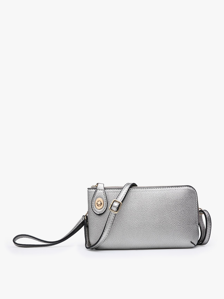 Kendall Twist Lock Crossbody/Wristlet Bag