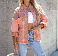 Casual Loose Fit Shirt-Jacket